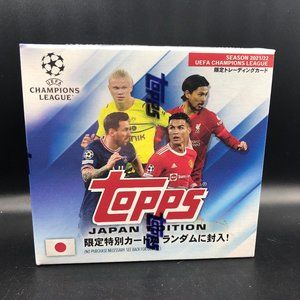 2021-22 Topps UEFA Champions League Japan Edition Soccer Box Factory Sealed